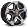 Courier Black Machined
