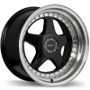 F201 Kimura Black w Machined Lip