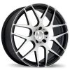 F152 Essen Matte Black With Matte Machined Face