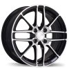F160 Spectrum 4 Black With Gloss Machined Face