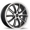 F166 Quantum Matte Black With Matte Machined Face