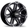 F177 Apache Matte Black With Matte Machined Face