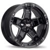 F187 Rampage Black w Milled Trim