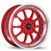 F194 SPS Red machined lip