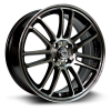 Radial Black Machined