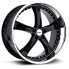 Jarama Gloss Black With Mirror Cut Lip