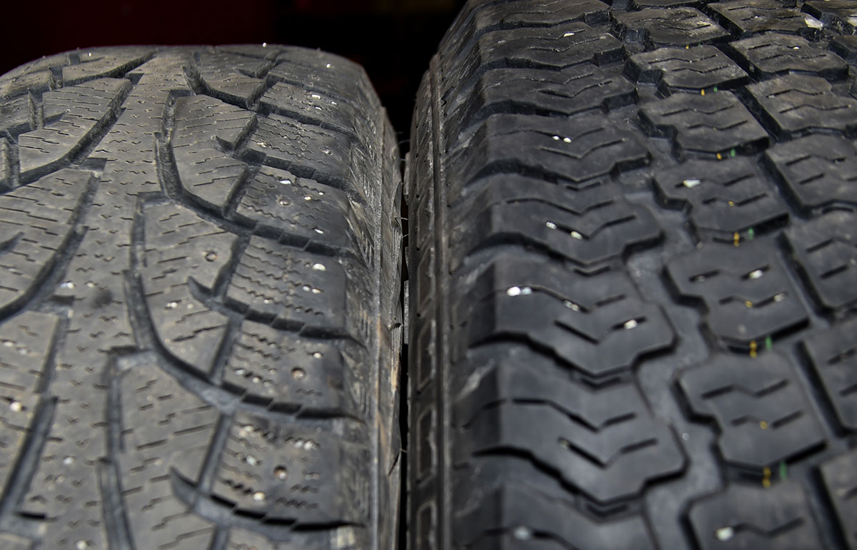 Différence entre pneus été et hiver