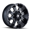 MAYHEM FIERCE GLOSS BLACK/MILLED SPOKES