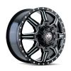 MAYHEM MONSTIR FRONT BLACK/MILLED SPOKES