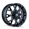 MAYHEM WARRIER BLACK/MILLED SPOKES