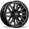 HD Menace Satin Black with Milled Trim