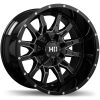 HD TRAXX Gloss Black with Milled Trim
